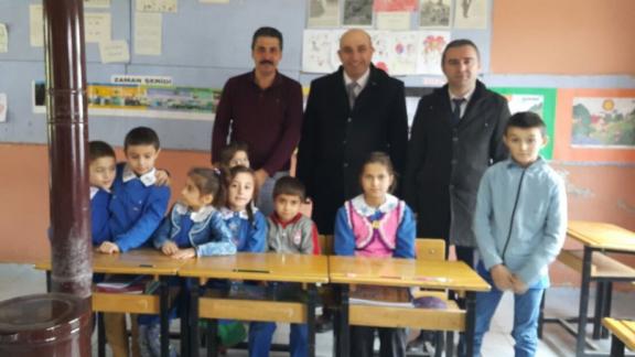 İlçe Milli Eğitim Müdürümüz Mehmet AZAKın Köy Okulları Ziyaretleri