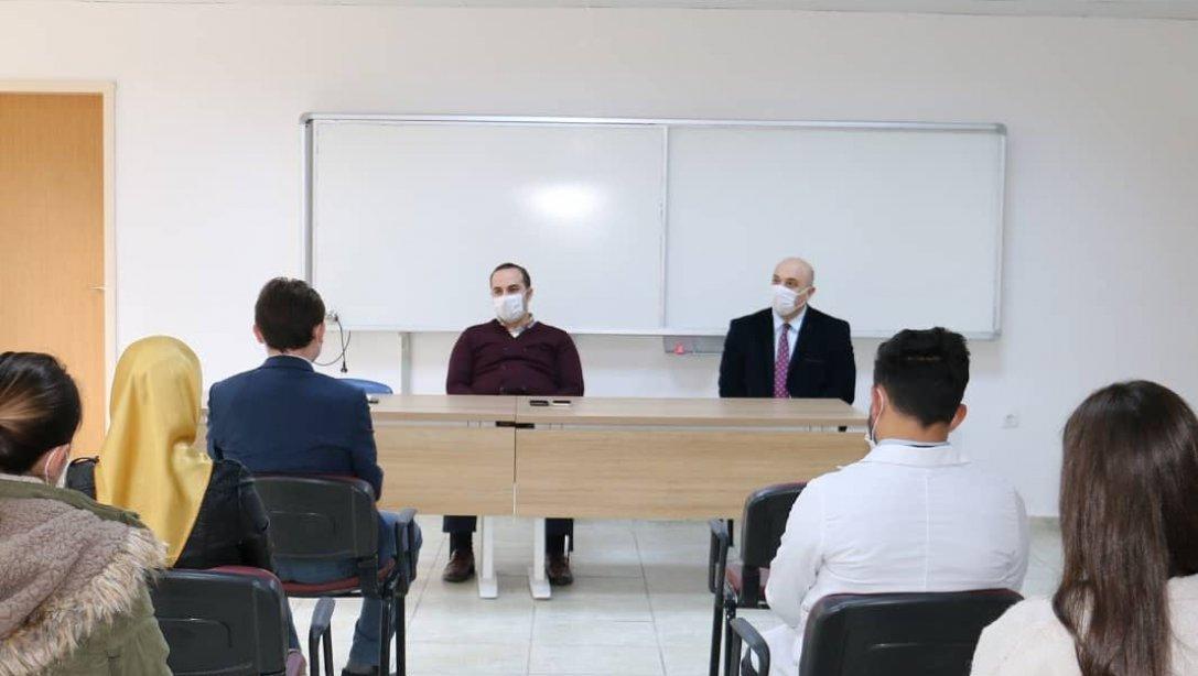 Kaymakamımız Sayın Tahir YILMAZ ve İlçe Milli Eğitim Müdürümüz Mehmet AZAK Doğanyurt Çok Programlı Anadolu Lisesini ziyaret ettiler.
